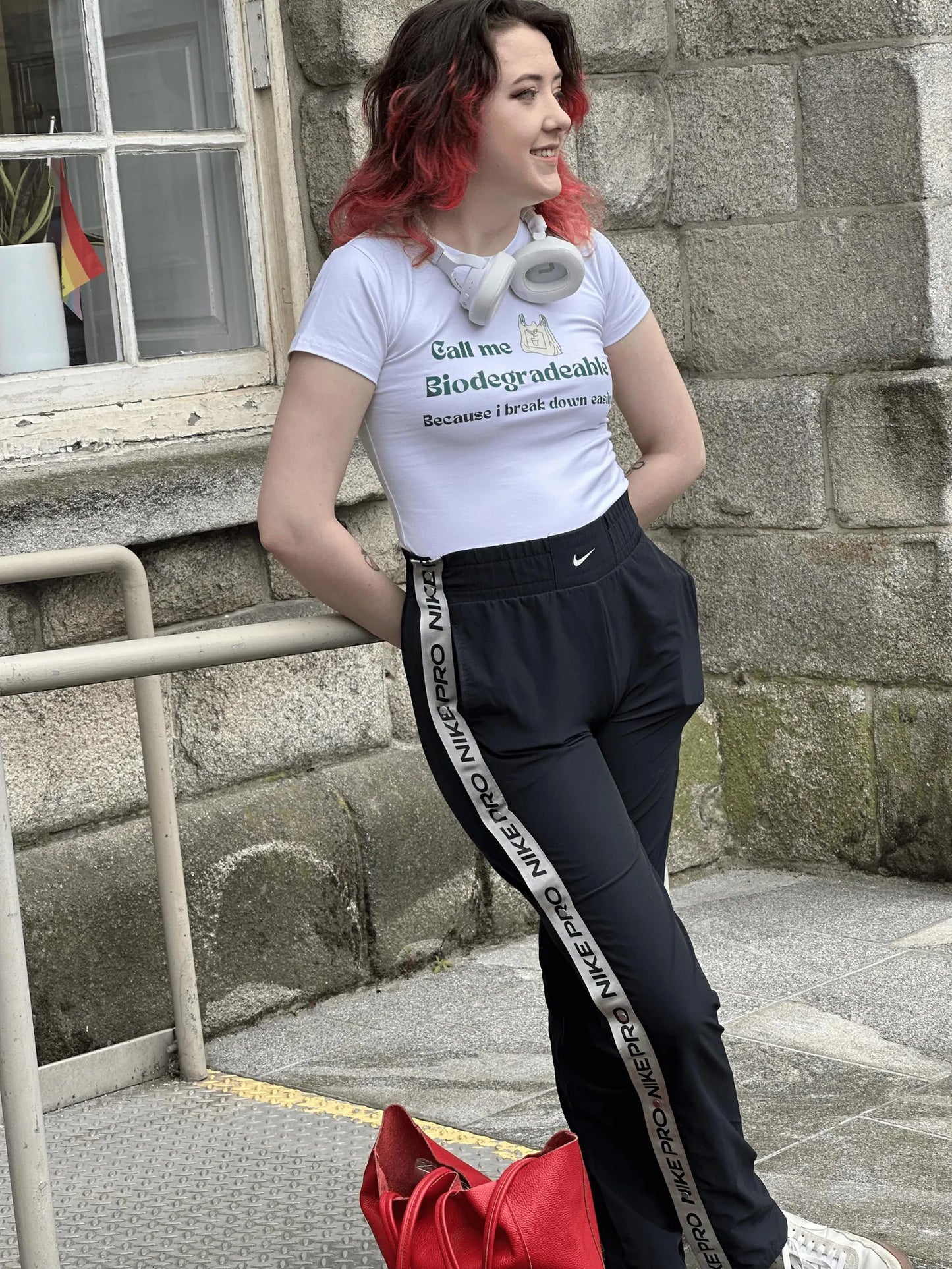 "Call Me Biodegradable" Dark Humor Mental Health Tee