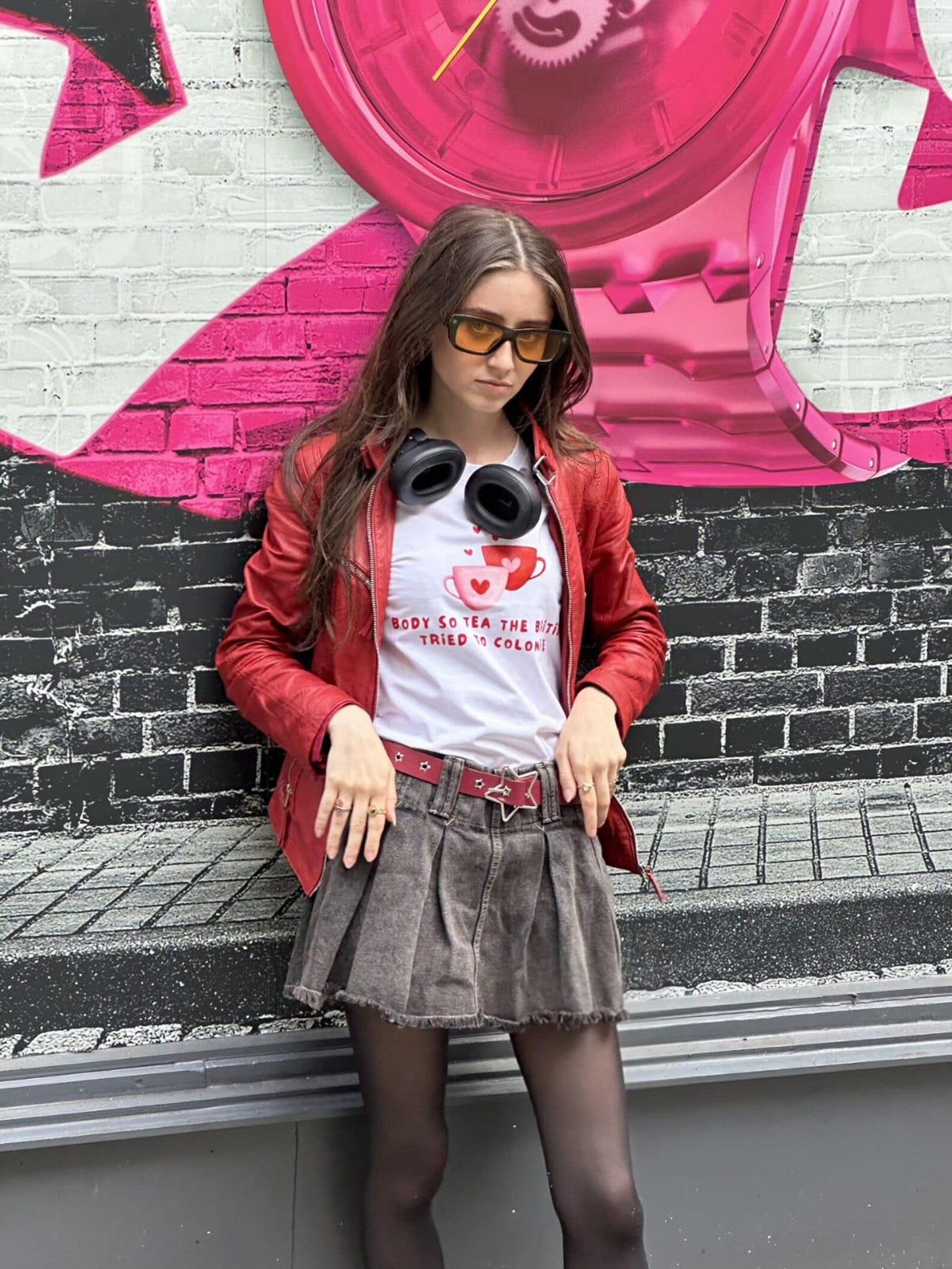 "Body So Tea" Graphic Tee - Y2K Style