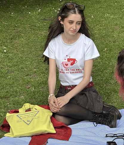 "Body So Tea" Graphic Tee - Y2K Style