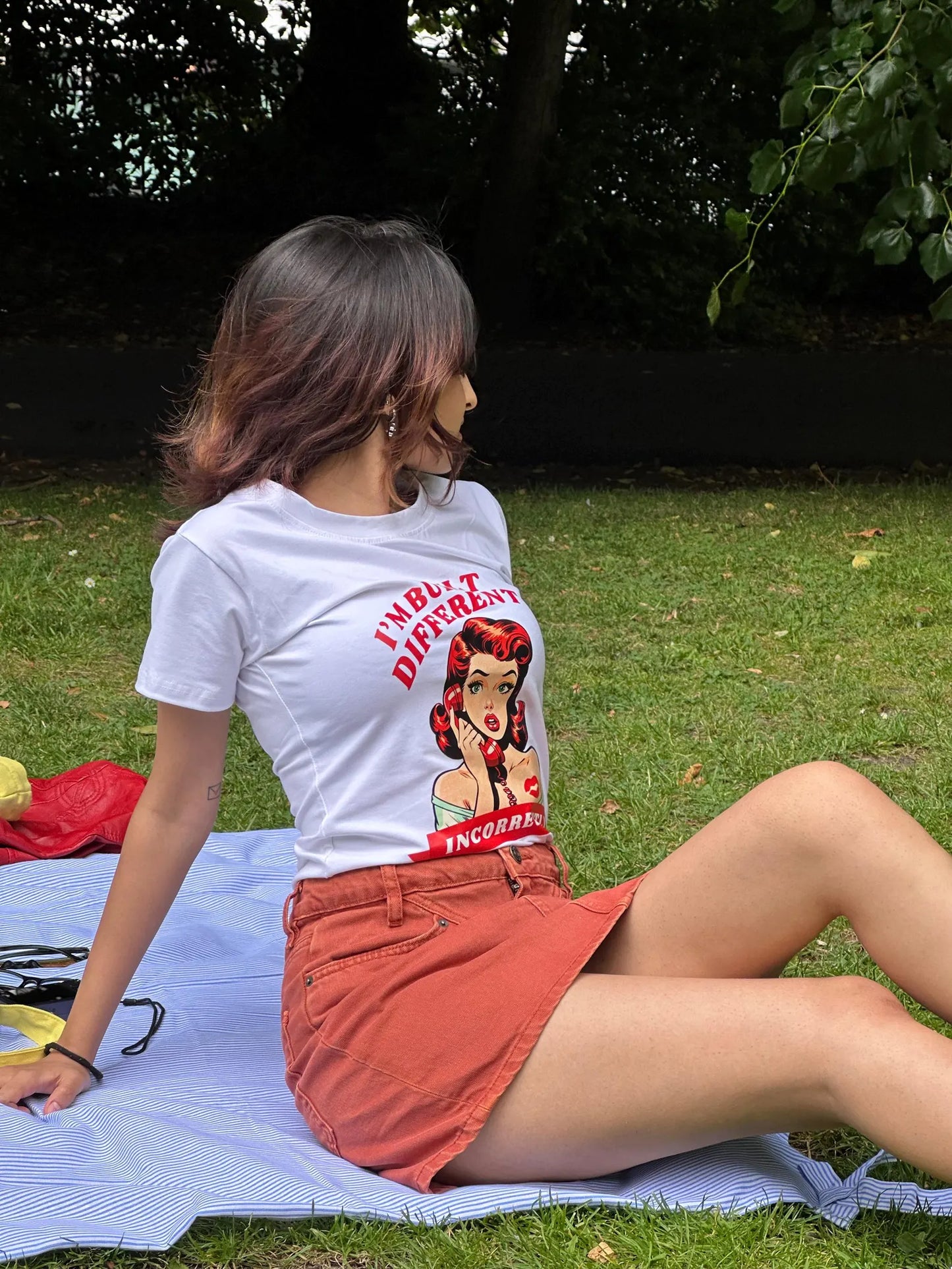 "Built Different, Incorrectly" Y2K Women's T-Shirt